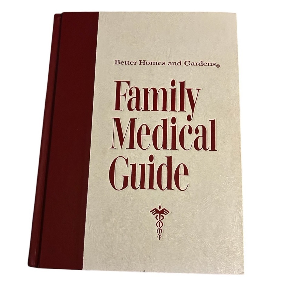 Vintage family medical guide book gifted in 1981 in beautiful condition